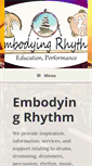 Mobile Screenshot of embodyingrhythm.com